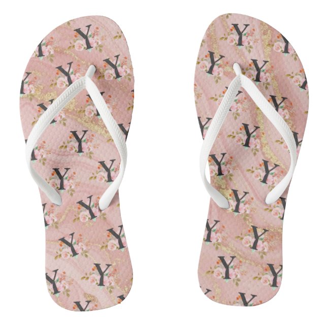 Letter Y Thongs (Footbed)