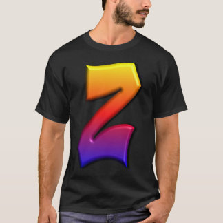 Letter Z, Colourful Graffiti Alphabet Z T-Shirt