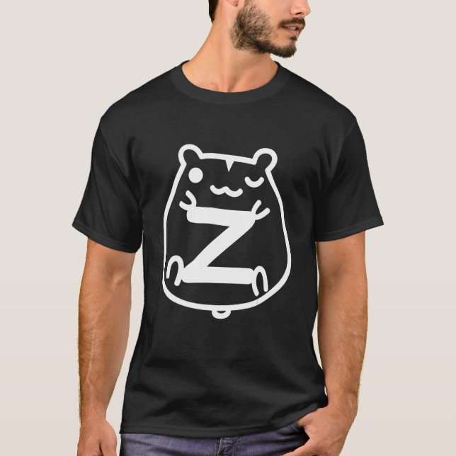 Letter Z Hamster T-Shirt (Front)