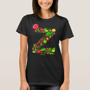 Letter z in Flowers T-Shirt