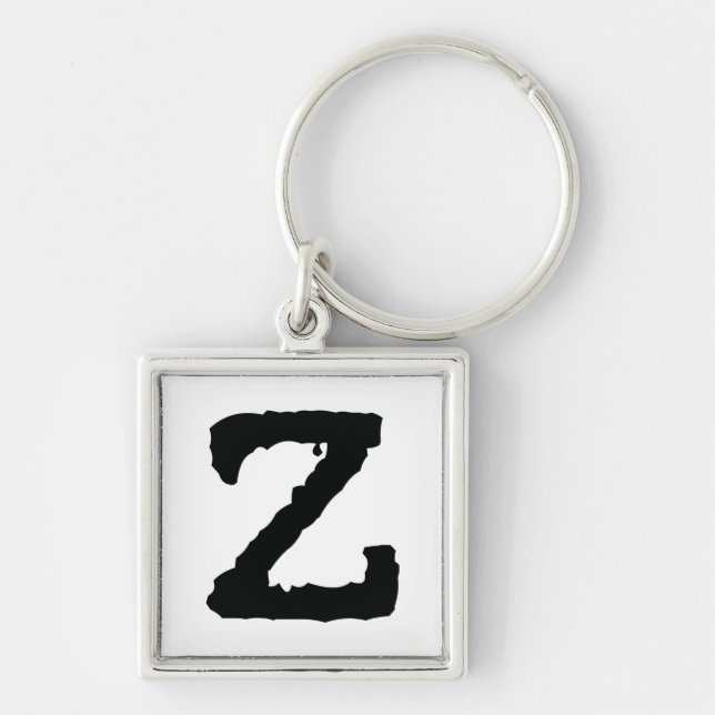 Letter Z Key Ring (Front)