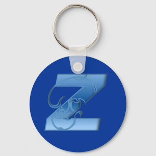Letter Z Key Ring