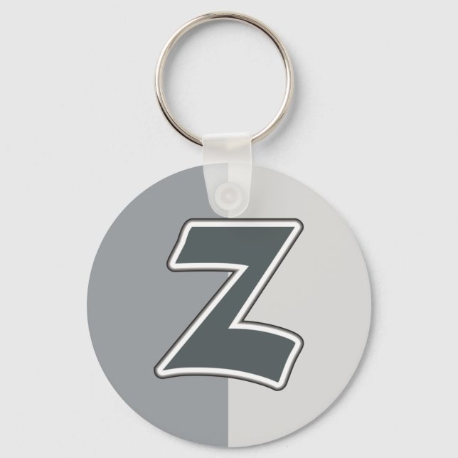 Letter Z Key Ring (Front)
