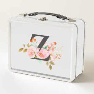 Letter Z Metal Lunch Box