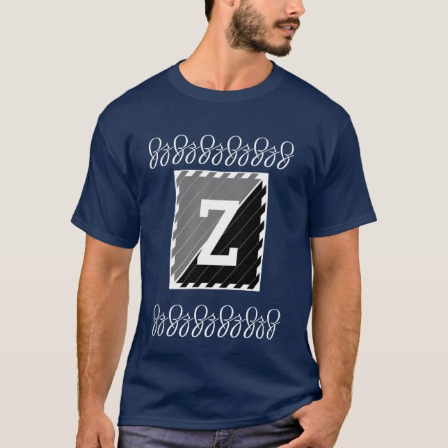 Letter Z T-shirt - Alphabet Tees (Front)