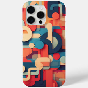 Letterforms in bright colors   iPhone 15 pro max case