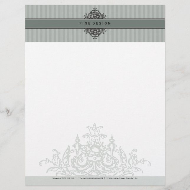 LETTERHEAD - beautiful renaissance 8 Design (Front)