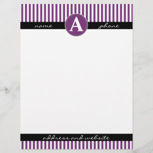 Letterhead, Custom and Monogrammed Letterhead Template