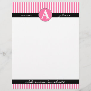 Letterhead, Custom and Monogrammed Personalized Letterhead