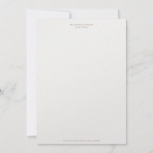 Letterhead for Church of Yeshua Jesus Christ Thank You Card