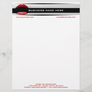 Letterhead For Make-Up Artists
