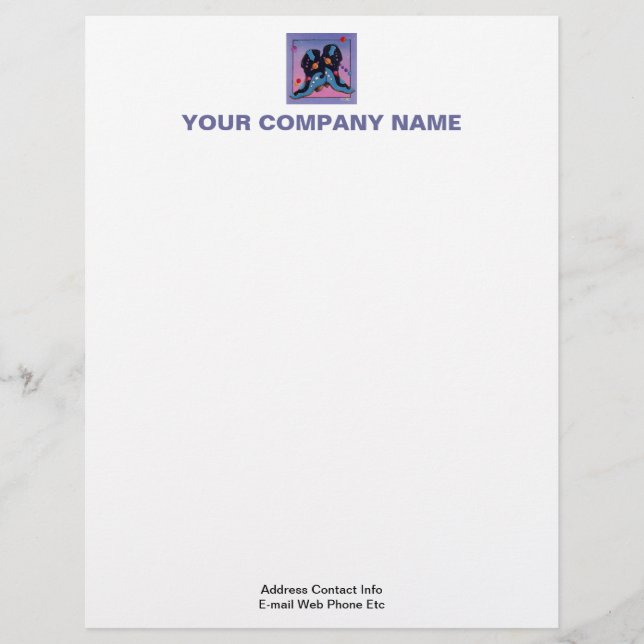 Letterhead - Midnight Cowboy Boots (Front)