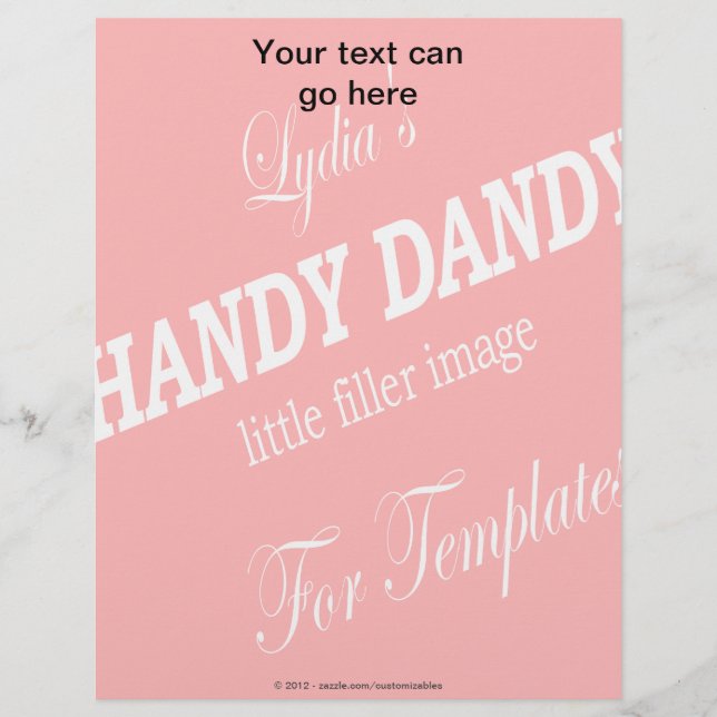 Letterhead Template (Front)