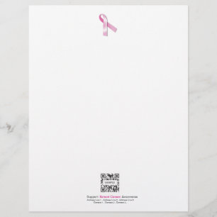 Letterhead Template Breast Cancer Awareness