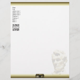 Letterhead Template President Lincoln