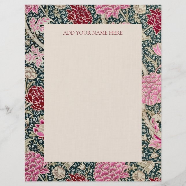LETTERHEAD : WILLIAM MORRIS : CRAY (Front)