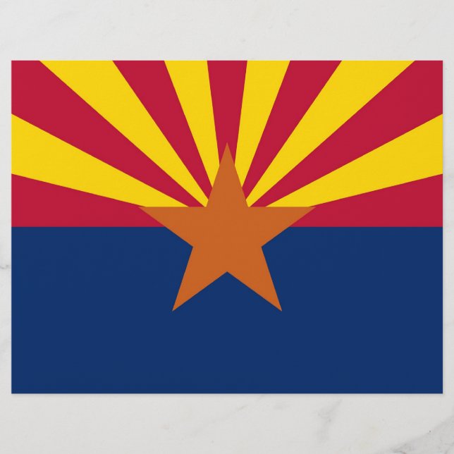 Letterhead with Flag of Arizona (Front)