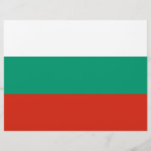 Letterhead with Flag of Bulgaria