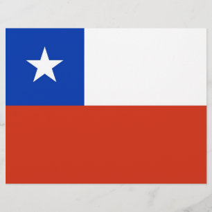 Letterhead with Flag of Chile