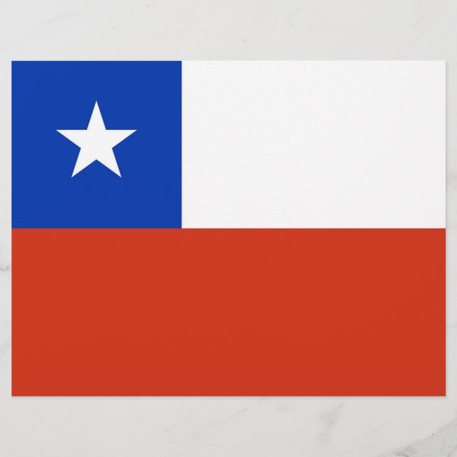 Letterhead with Flag of Chile (Front)