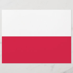 Letterhead with Flag of Poland