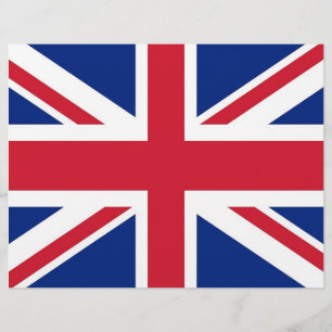 Letterhead with Flag of United Kingdom