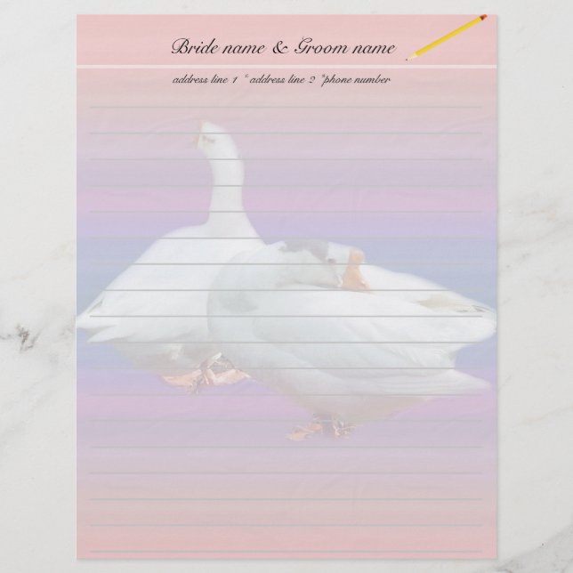 letterhead with names template (Front)