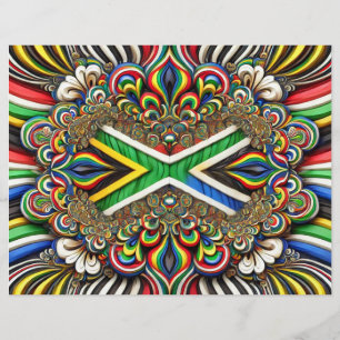 Letterhead with South African Colours Design