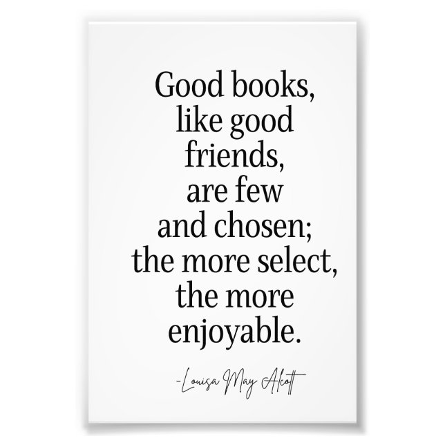 Lettering Friendship Quote Art Photo Print (Front)