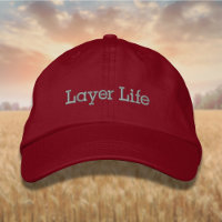 Lettering Layer Life in Grey