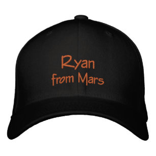 Lettering Ryan from Mars Embroidered Hat