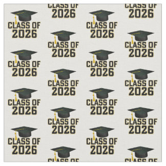 Letterman Class of 2026 Graduation Fabric