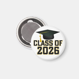 Letterman Class of 2026 Graduation Magnet