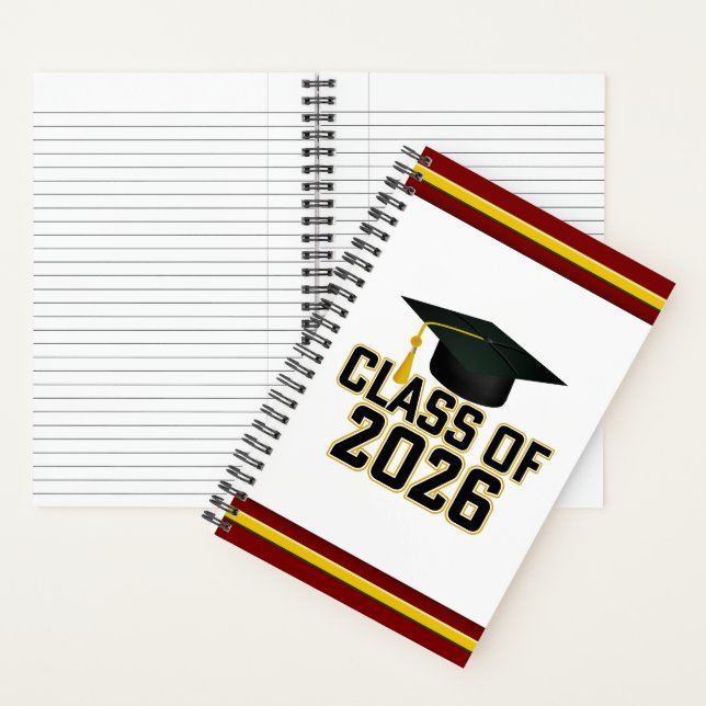 Letterman Class of 2026 Graduation Notebook (Inside)