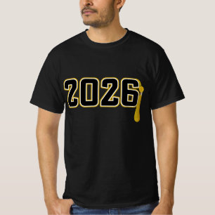 Letterman Class of 2026 Graduation T-Shirt