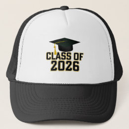Letterman Class of 2026 Graduation Trucker Hat