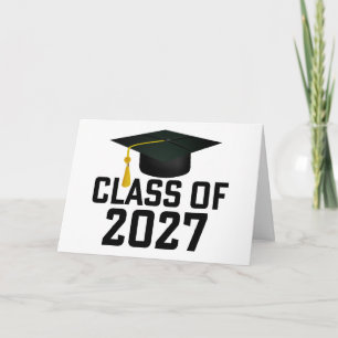 Letterman Class of 2027 Graduation Card