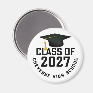 Letterman Class of 2027 Graduation Magnet