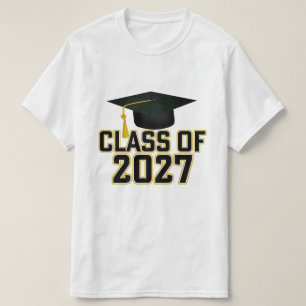 Letterman Class of 2027 Graduation T-Shirt
