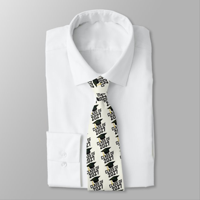 Letterman Class of 2027 Graduation Tie (Tied)