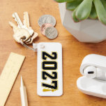 Letterman Class of 2027 Photo Graduation Key Ring<br><div class="desc">* Congrats to the graduate of the Class of 2027! * Keychains have several shape and style options. * Nice gift for grad, stocking stuffer or small token of congrats. * Show your school colors! * Add student photo(s) to the back of the double sided key ring. * Choose font...</div>