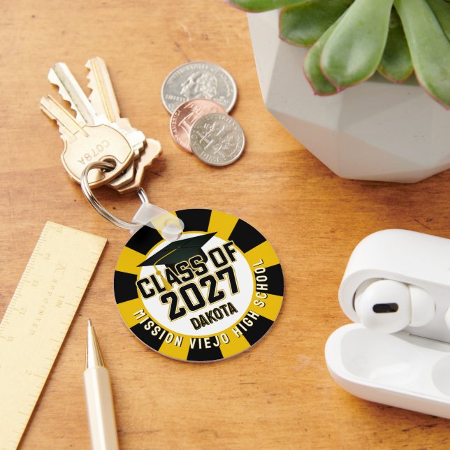 Letterman Class of 2027 Photo Graduation Key Ring (Desk)