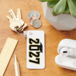 Letterman Class of 2027 Photo Graduation Key Ring<br><div class="desc">* Congrats to the graduate of the Class of 2027! * Keychains have several shape and style options. * Nice gift for grad, stocking stuffer or small token of congrats. * Show your school colors! * Add student photo(s) to the back of the double sided key ring. * Choose font...</div>