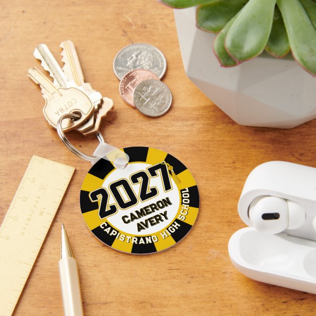 Letterman Class of 2027 Photo Graduation Key Ring (Desk)