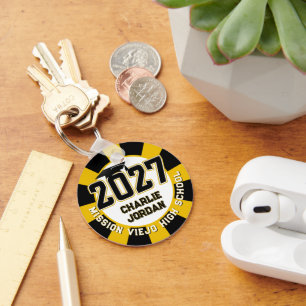 Letterman Class of 2027 Photo Graduation Key Ring