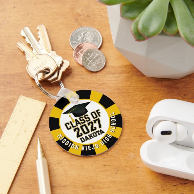 Letterman Class of 2027 Photo Graduation Key Ring (Desk)