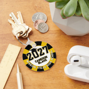 Letterman Class of 2027 Photo Graduation Key Ring