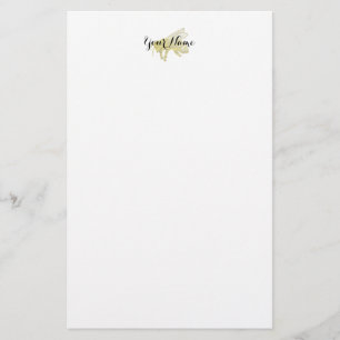Letterpress Bee Stationery