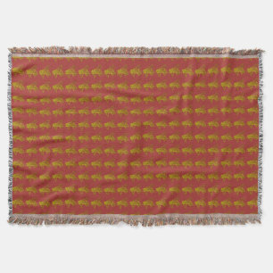 Letterpress Bee Throw Blanket