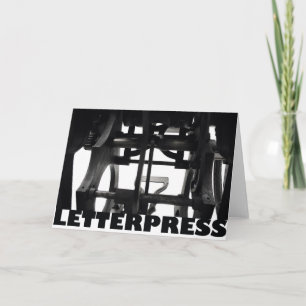 letterpress card